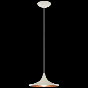 Pendente Decor Luminária Hong Kong Alumínio Branco/cobre P