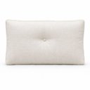 Ver imagem 7 de Almofada Decorativa Aviv Bege Cheia com Zíper 35x56 Linho para Sofá Cama Poltrona Fibra Siliconada
