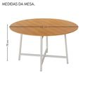 Ver imagem 3 de Mesa Redonda 120cm Modelo Festa - Base Branca