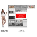 Ver imagem 7 de Armário de Cozinha Completa 270cm Branco Marselha Madesa 01