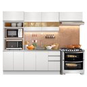 Ver imagem 3 de Armário de Cozinha Completa 270cm Branco Marselha Madesa 01