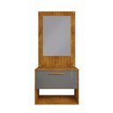 Ver imagem 4 de Conjunto Gabinete com Espelheira para Banheiro Orion Naturalle-titanium