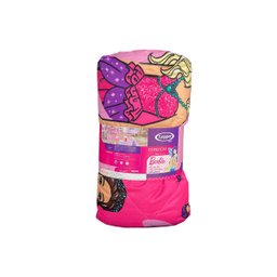 Edredom Solteiro Lepper Barbie Microfibra Dupla Face Estampado Rosa - 3