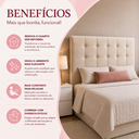 Ver imagem 7 de Cabeceira Estofada Queen 160 cm para Cama Box Virginia em Veludo