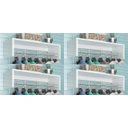 Ver imagem 4 de kit 4 uni Cabideiros De Parede Arara Porta Roupas Quarto Closet Vintage AJL Cabides suspensos
