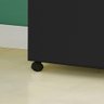 Armário Multiuso Ditália 2 Portas com Rodízios AR-70 Preto - 8