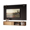 Ver imagem 7 de Conjunto Rack e Painel de TV Cedro 160cm e 180cm MDP Preto Móveis Carraro