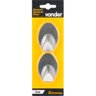 Gancho Adesivo Oval em Inox com 2 Peças - Vonder - 4