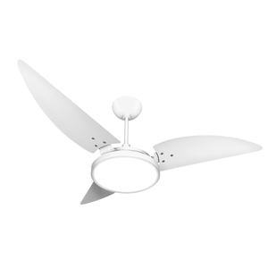 Ventilador de Teto Maragogi LED 6500K Branco Com 3 Pás de MDF 220 V Ventex