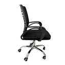 Ver imagem 3 de Cadeira Escritório Giratória Ergonômica Diretor Altura Ajustável Tela Mesh Zebrada com Sistema Relax