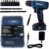 Parafusadeira Furadeira a Bateria 12V Com Acessórios Wesco - 2