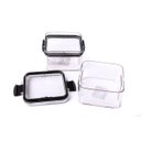 Ver imagem 5 de Conjunto 4 Potes Hermético Acrílico Quadrado Transparente ISG