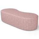 Ver imagem 6 de Puff Decorativo Orgânico para Living Quarto 140cm Orbit W01 Linho Rosa - Lyam Decor