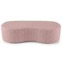 Ver imagem 3 de Puff Decorativo Orgânico para Living Quarto 140cm Orbit W01 Linho Rosa - Lyam Decor