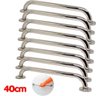 Kit 8 Alça / Barra de Apoio / Suporte para Parede Inox 40cm - 1