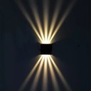 Ver imagem 6 de Arandela Externa Interna Com Efeito 10 Fachos de Luz P/ Parede Muro