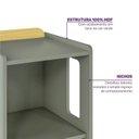 Ver mais imagens de Escrivaninha e Estante Nicho com Portal Petit Casatema MadeiraOriginals