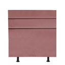 Ver imagem 1 de Cabeceira Estofada Cama Box Solteiro 90cm Argentina Suede Rose- Mabe Magazine