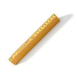 Escala Métrica Amarela Nylon 2Mt 12D - 1