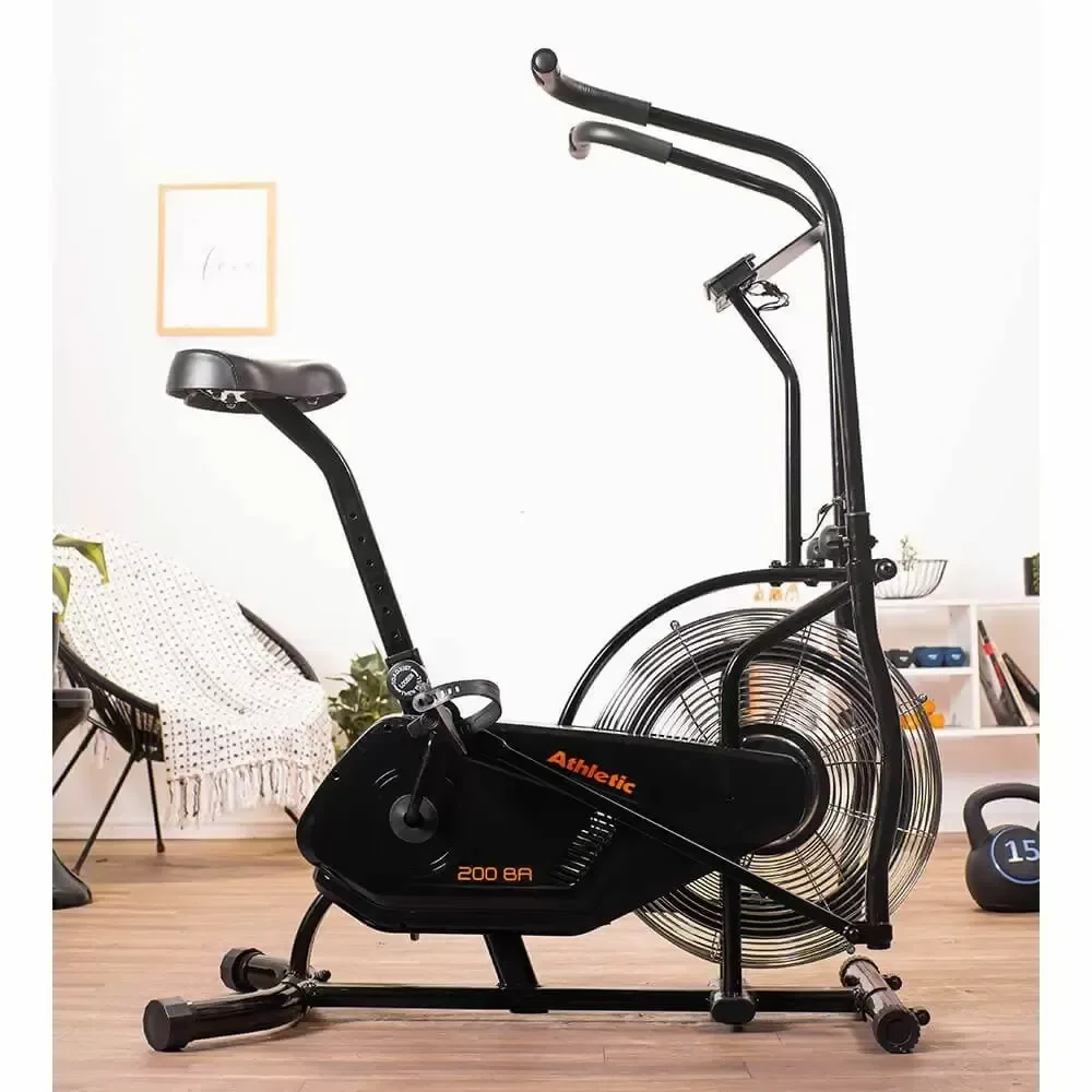 Air Bike Athletic 200ba Resistência a Ar Suporta 100kg Alta Intensidade e Monitor com Pulso para Cas - 3