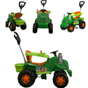 Ver imagem 2 de Tratorzin de Passeio e Pedal Infantil 2 em 1 Verde Bandeirante