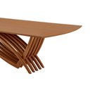 Ver imagem 6 de Mesa para Sala de Jantar Vênus 240cm Madeira Tampo Barril Laminado Moderna Mobília