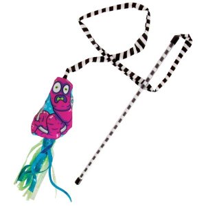 Varinha Fatcat Worm Wand Minhoca com Catnip para Gatos