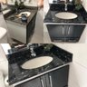 ADESIVO ALLTAK MÁRMORE PRETA LAVÁVEL, COZINHA, BANHEIRO, AREA GOUMET, AZULEJO, PIA, BANCADA 1,80mt - 2