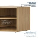 Ver imagem 6 de Armário de Canto 60cm Módulo Frame CabeCasa MadeiraOriginals Bege/Acácia/Arenas