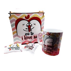 Caixa Flork Presente Dia dos Namorados com Caneca Bento