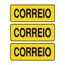 Ver imagem 1 de Combo 3 Placas De Sinalização Correio 20x7 Acesso - P-35 F9e