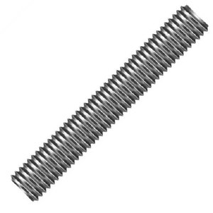 Barra Roscada de Ferro Polido e Zincado 1/4" X 3 Metros - 53014202 - Multi Barras Jomarca