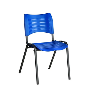 Kit 8 Cadeiras Plásticas 04 Pés Azul - 2021