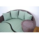 Ver imagem 6 de Chaise Folha, Dubai, Orbit Modular - Fibra Sintética/ Alumínio - Tecido Artesanal