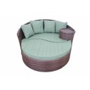 Ver imagem 1 de Chaise Folha, Dubai, Orbit Modular - Fibra Sintética/ Alumínio - Tecido Artesanal