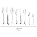 Ver imagem 2 de Faqueiro 101 Peças de Aço Inox Avalon Wolff