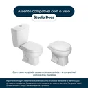 Ver imagem 4 de Tampa de Vaso em MDF Studio Branco para bacia Deca