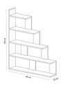 Ver imagem 3 de Estante De Livros Ágata 100% MDF