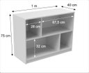 Ver imagem 4 de Organizador Infantil Opala 100% Mdf