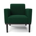 Ver imagem 5 de Poltrona para Sala Base Madeira Preto Marisa Bouclê Verde D03 - D’Rossi