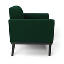 Ver imagem 6 de Poltrona para Sala Base Madeira Preto Marisa Bouclê Verde D03 - D’Rossi
