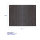 Ver imagem 2 de Bandeja Esteira para Braço de Sofá Decorativa Lisa Marrom