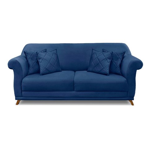 Sofá Amsterdam 2 Lugares 1,60 Suede - Lucadi Home
