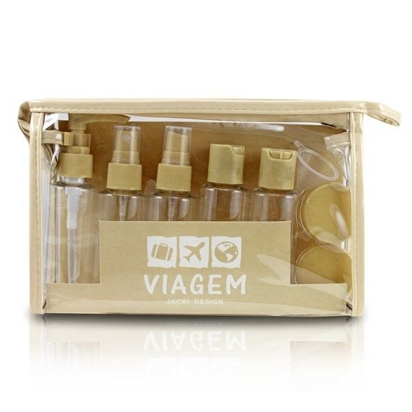 Kit de Frascos com 10 Peças Jacki Design