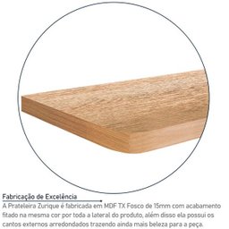 Kit Jogo 4 Prateleiras De Livros MDP Preto/jade 60cm X 15c - 3