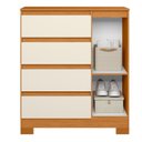 Ver imagem 5 de Cômoda Sapateira Infantil 01 Porta e 04 Gavetas Olímpia