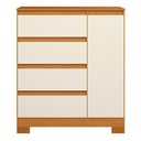 Ver imagem 2 de Cômoda Sapateira Infantil 01 Porta e 04 Gavetas Olímpia