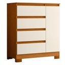 Ver imagem 6 de Cômoda Sapateira Infantil 01 Porta e 04 Gavetas Olímpia