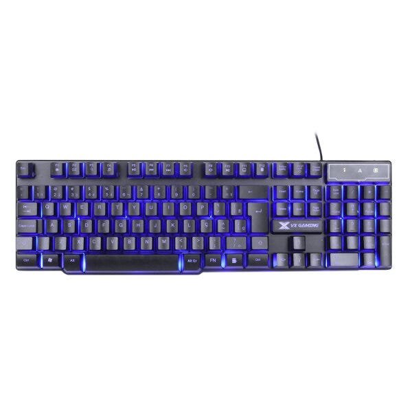 Teclado Gamer Vx Gaming Hydra 107 Teclas + 12 Multimídia com Led Azul Sensação Tecla Mecanica - Gt70 - 2