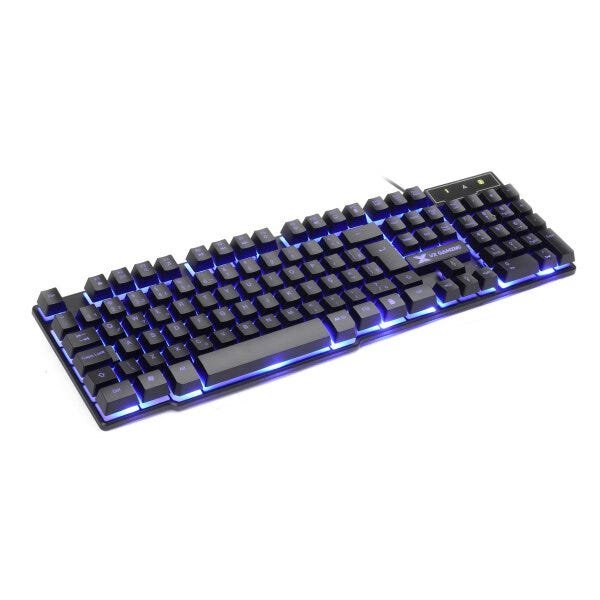 Teclado Gamer Vx Gaming Hydra 107 Teclas + 12 Multimídia com Led Azul Sensação Tecla Mecanica - Gt70 - 3